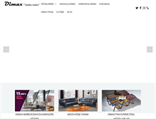 Tablet Screenshot of dimax.com.tr