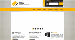Desktop Screenshot of dimax.com.br