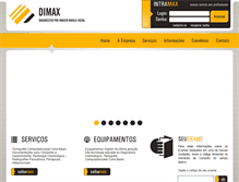 Tablet Screenshot of dimax.com.br