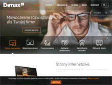 Tablet Screenshot of dimax.pl